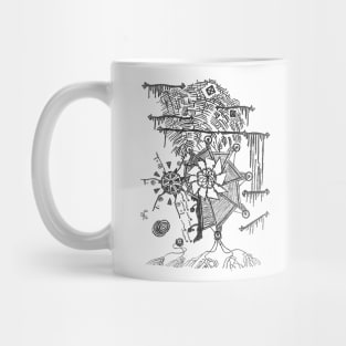 q13: tower city running on windmills Mug